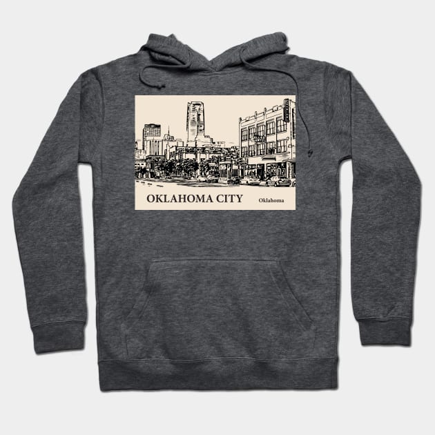 Oklahoma City - Oklahoma Hoodie by Lakeric